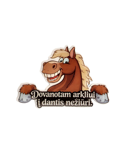 Magnetas Dovanotam arkliui į dantis nežiūri